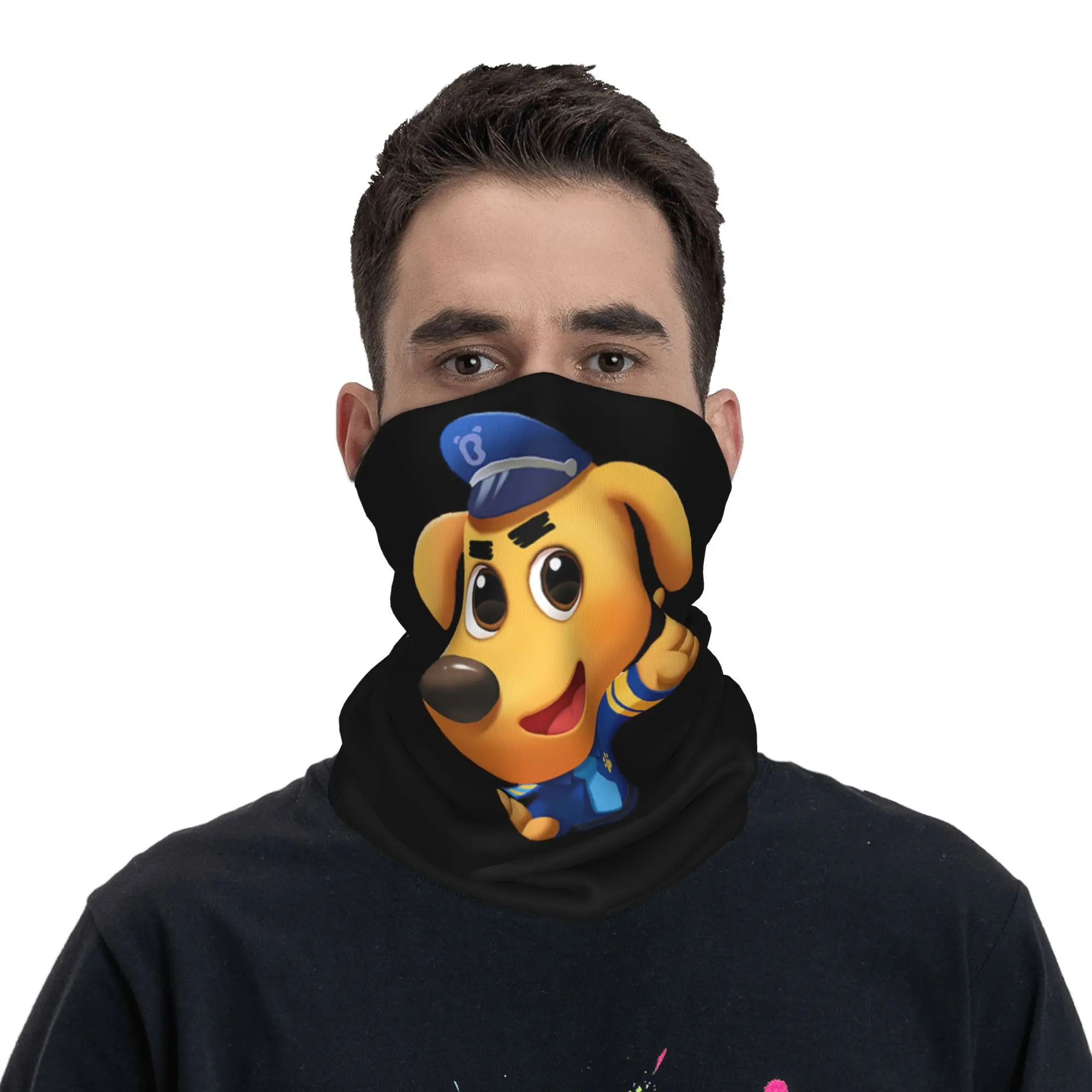 Шериф Лабрадор Бандана Шеи Шарф с принтом Многофункциональный велосипедный шарф Пеший туризм Рыбалка Для мужчин Женщин Взрослых Моющийся