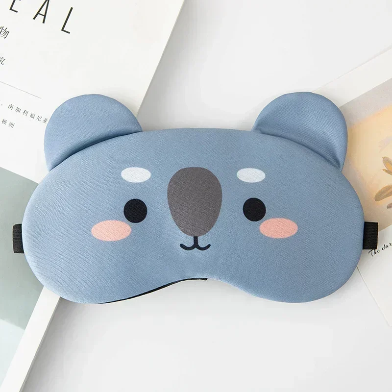 Cotton Anime Sleeping Eye Cute Blindfold Eye Cover  Eyepatch Travel Home Eyes Relax Eyeshade Gifts for Kids Adult