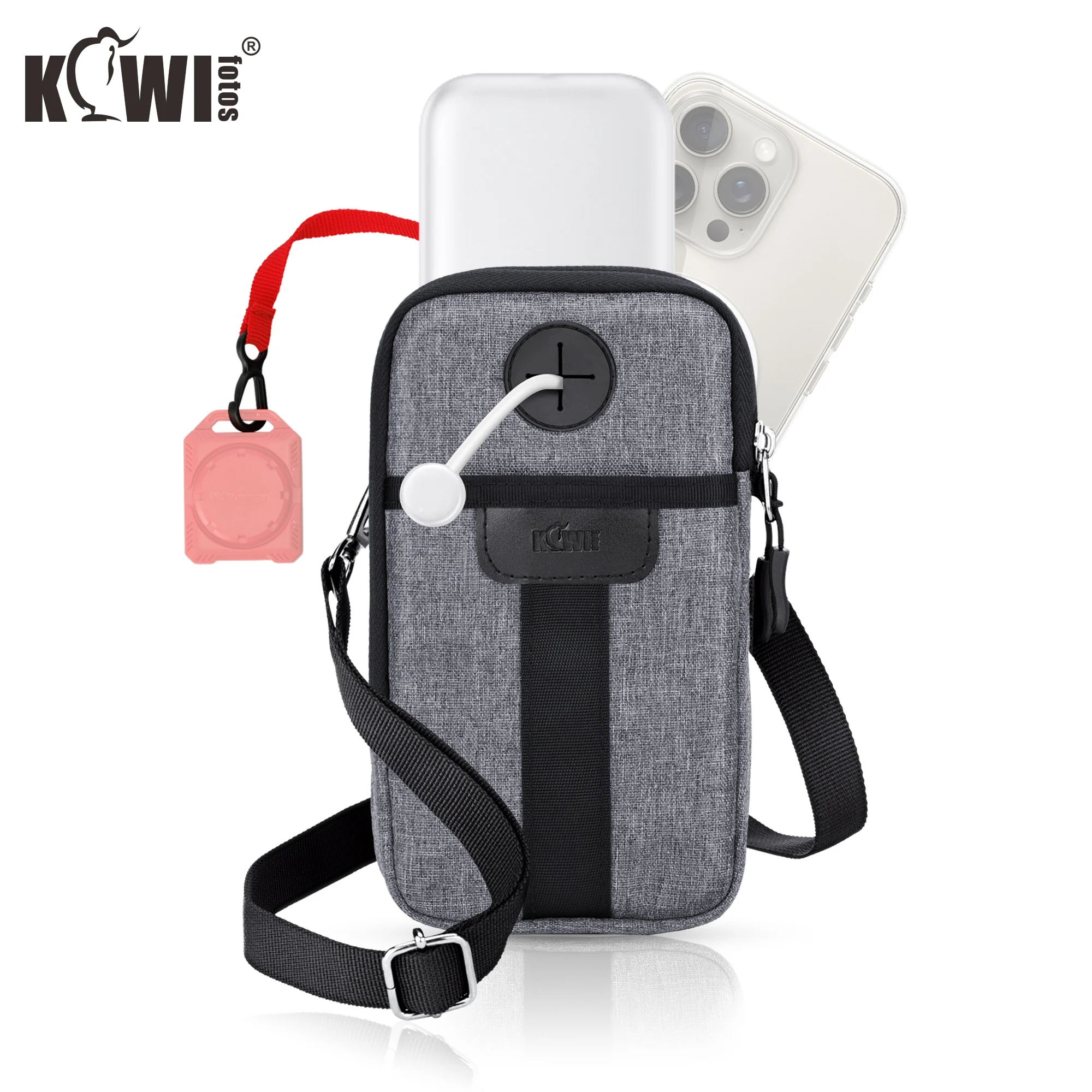 

Battery Bag for Apple Vision Pro Small Crossbody Bag for iPhone 17 16 15 14 Pro Max Case Holder Travel Cell Phone Pouch Wallet