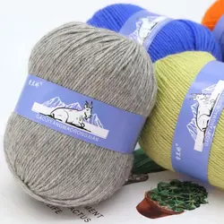 100gram 100% Wool Yarn For Hand Knitting Medium-Fine Soft Crochet Merino Lanas Threads Autumn Winter Sweater Scarf