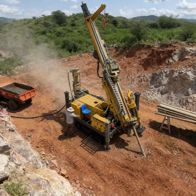 300m Portable Crawler Hydraulic Drill Tuoxing， Geological Survey & Accurate Sample Analysis Reverse Circulation Drilling Rig