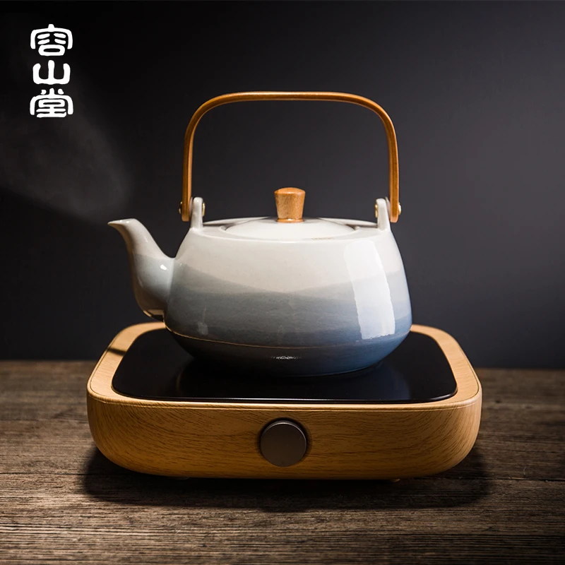 

Sanjie Electric Ceramic Stove Tea Cooker Tea Stove Teapot Ceramic Kettle Tea Making Dedicated Household Tea Set