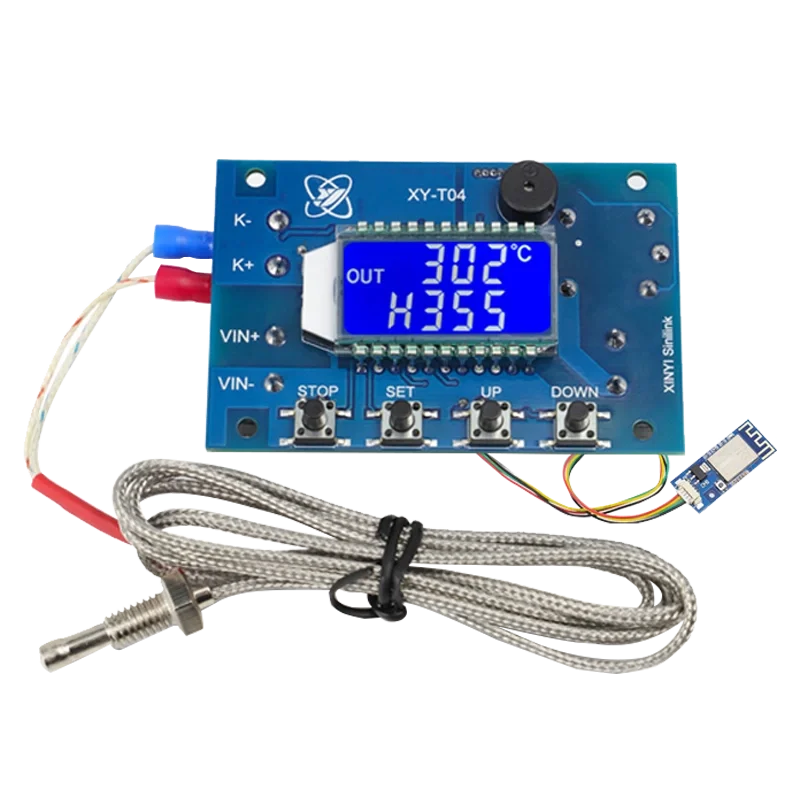 

WIFI remote high-temperature digital thermostat K thermocouple high-temperature controller -99~999 degrees XY-T04