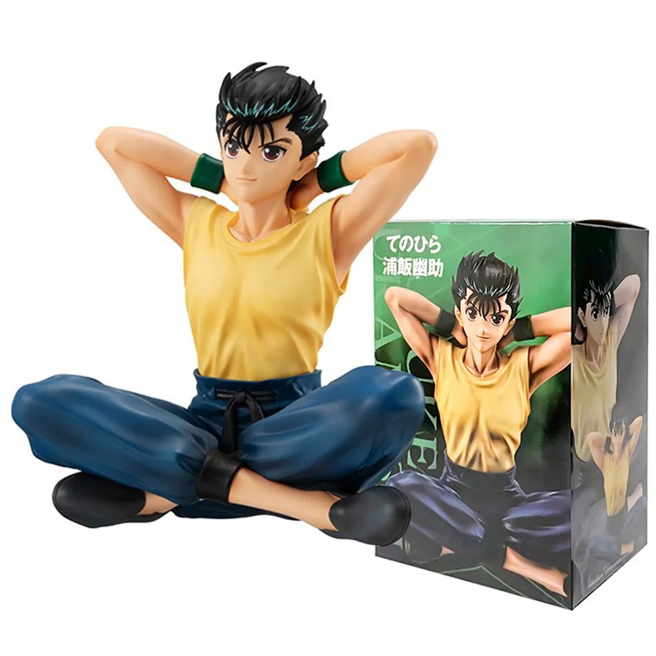 YuYu Hakusho أنيمي الشكل اللعب 8 سنتيمتر 2 قطعة مجموعة Urameshi Yuusuk Kurama Minamino Shuuichi عمل الشكل البلاستيكية نموذج دمية الأطفال هدية #2