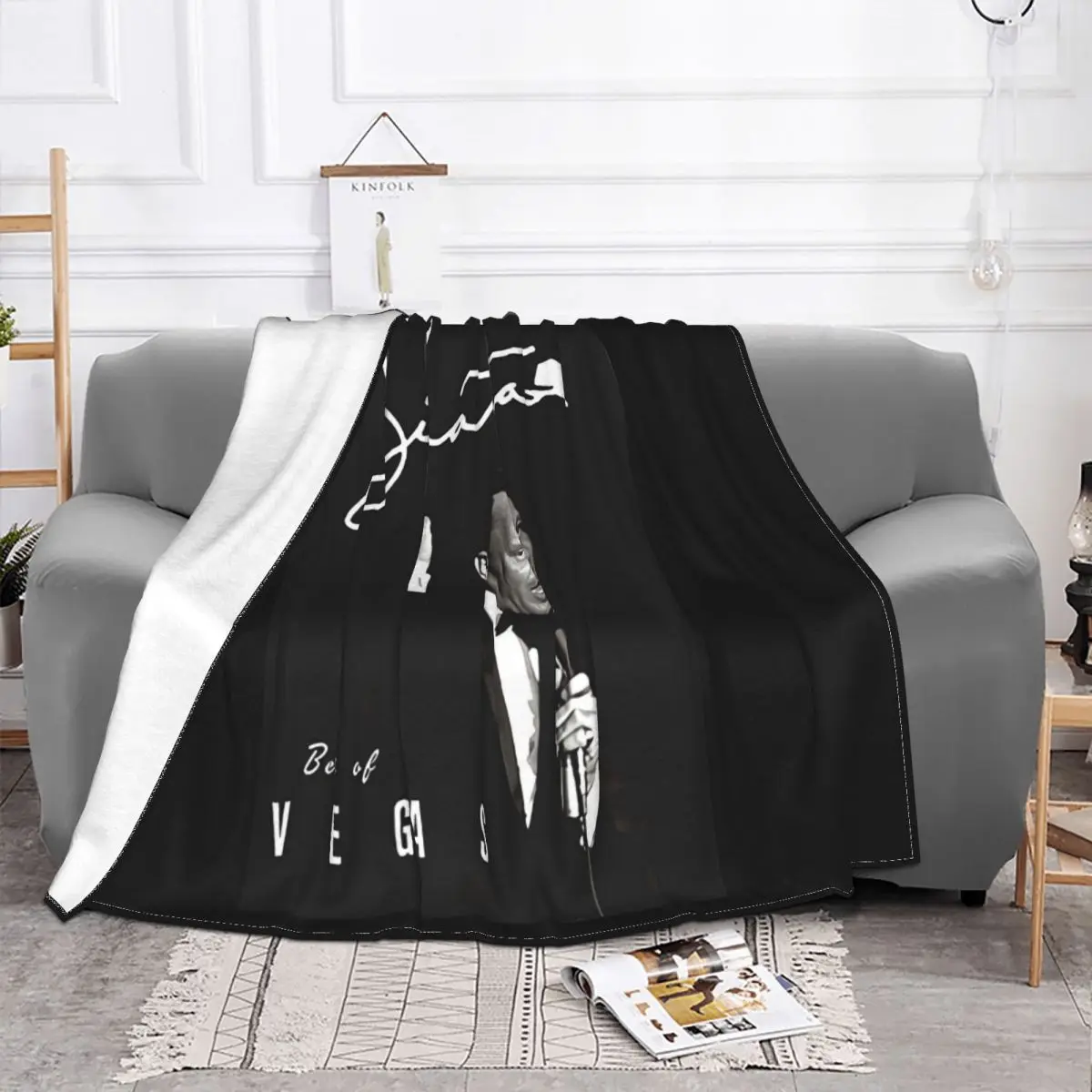 Novelty Design Mennew Frank Sinatra Vegas Classic Music Legend Mens Black Size S To 3Xlnov Comical Girl Throw Blanket