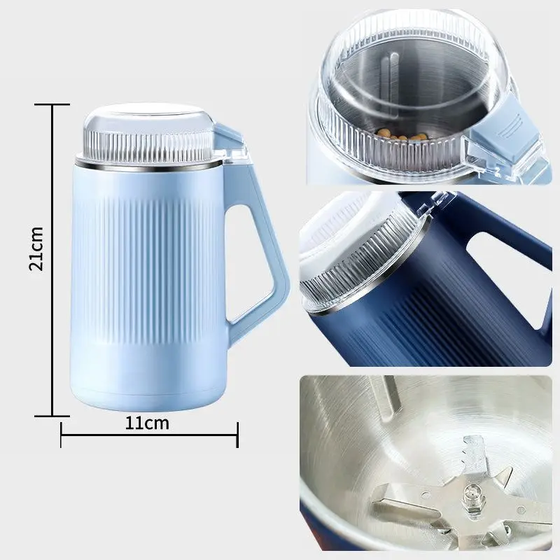 8 Blade Home Grinder Household Small Powder Machine Electric Coffee Bean Grinder Herbs Salt Pepper Spices Nuts Powder Crusher