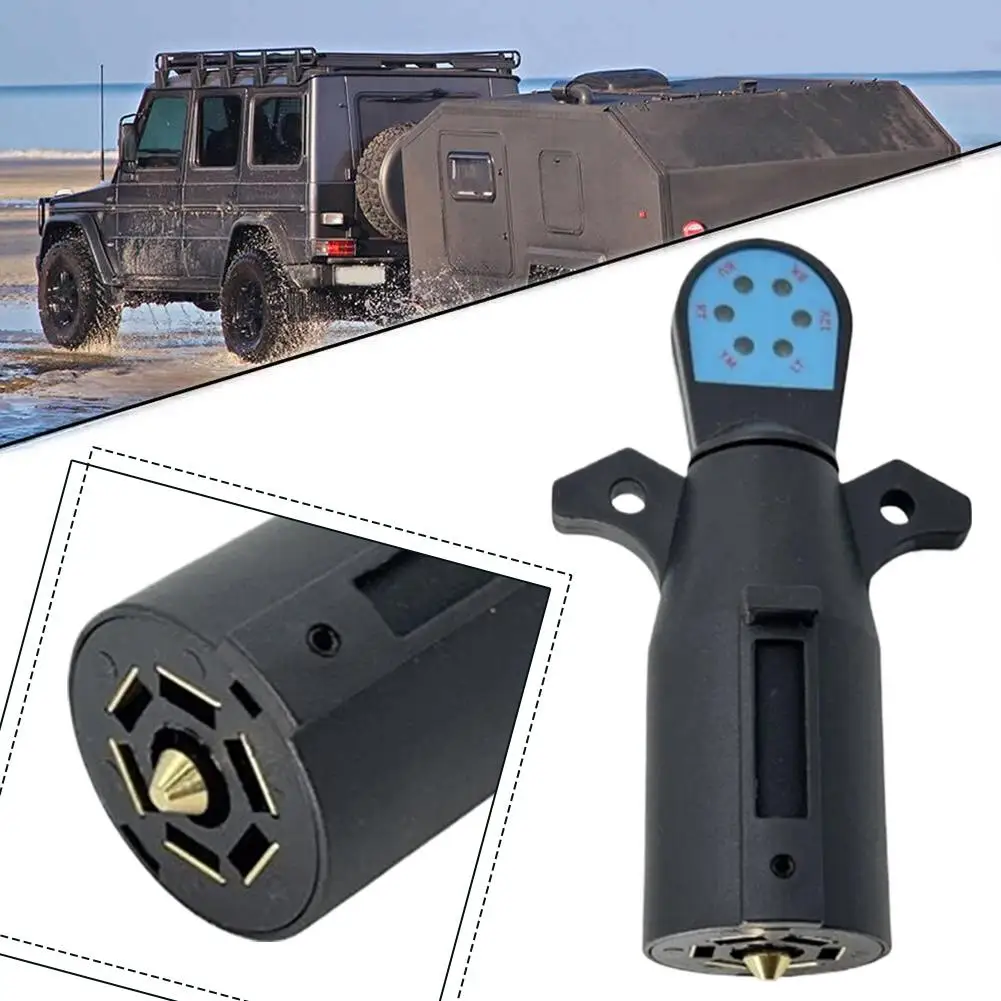 

American Standard 7-pin Trailer RV Power Plug Socket Signal Tester American Standard Tail Light Circuit