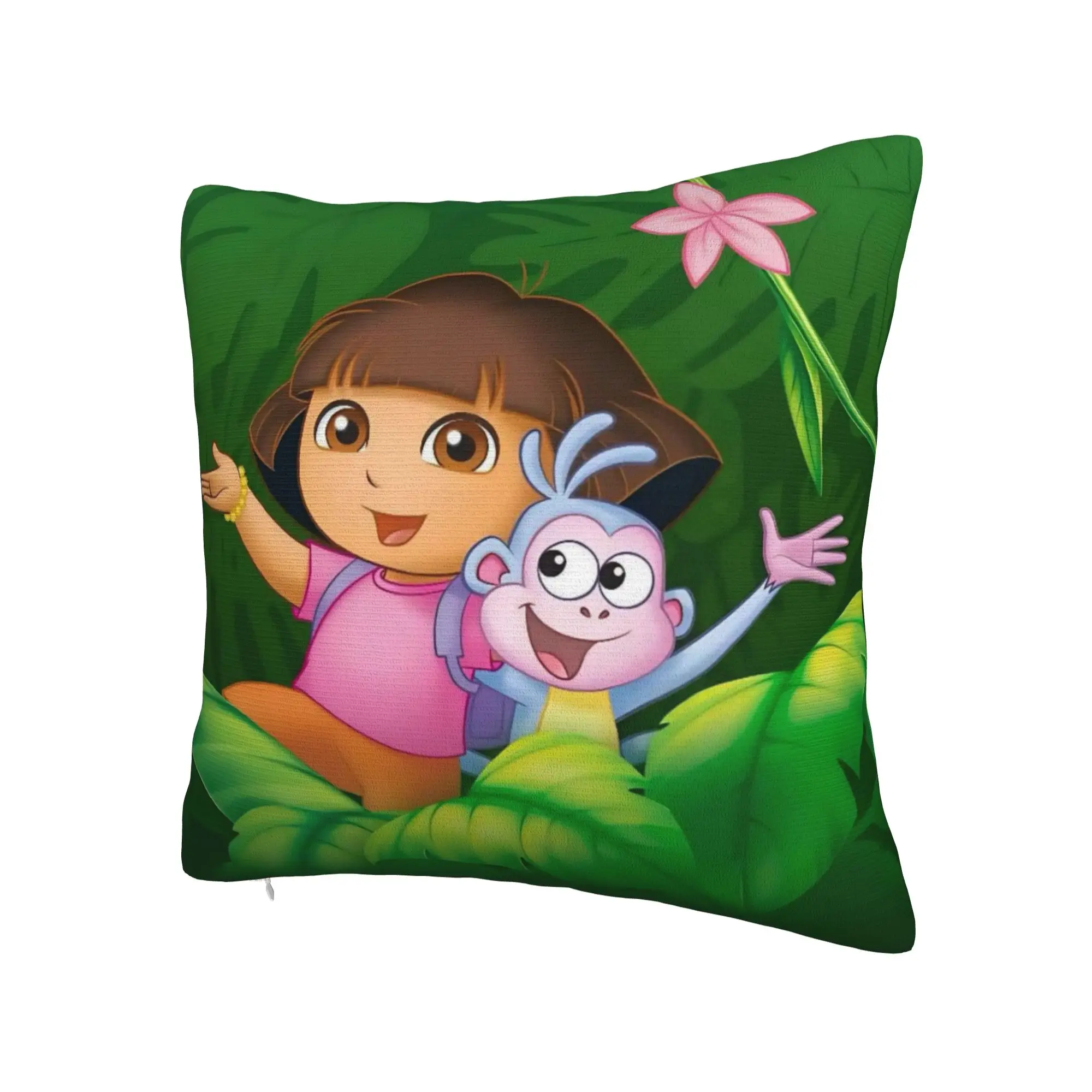 Decorative Pillow Covers D-Doras The Explorers Accessories Chair  Pillow Case Cover Square Multiple Sizes