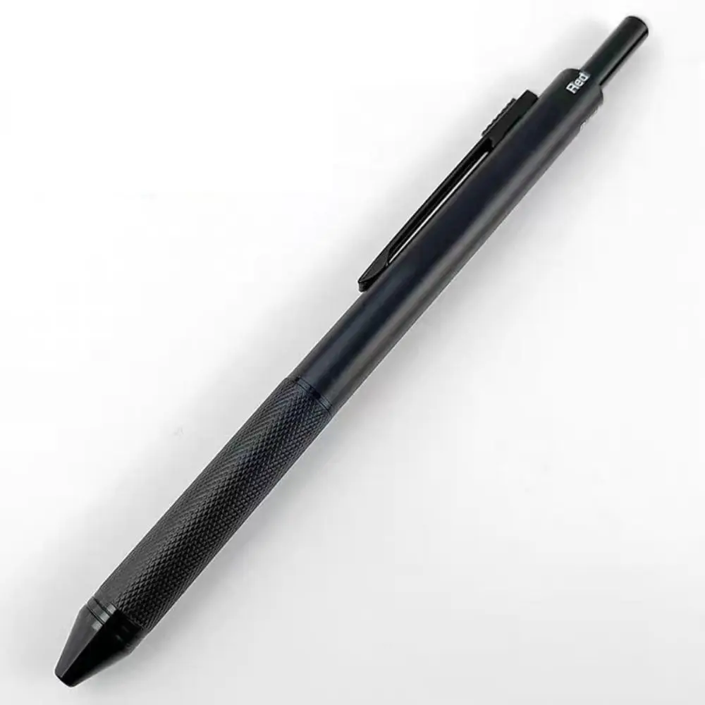 

Creative 3 Colors Ink Gravity Sensing Pen 4 in 1 Metal Multi-Function Pen Press Type Neutral Pen Student Gift