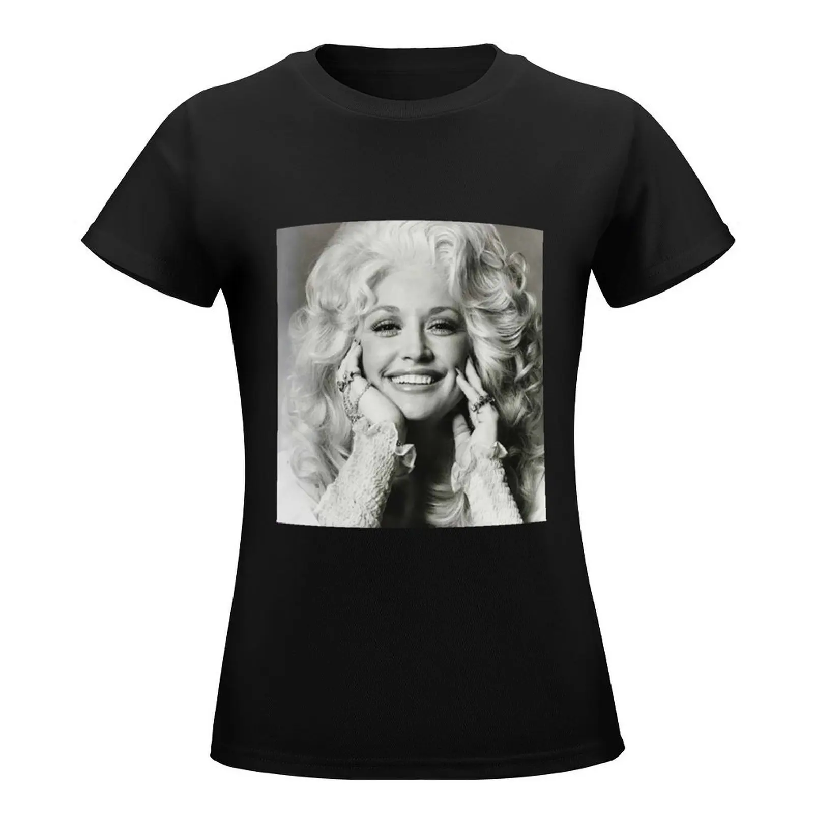dolly parton - beautiful retro T-Shirt graphics korean fashion oversized tshirts for Women
