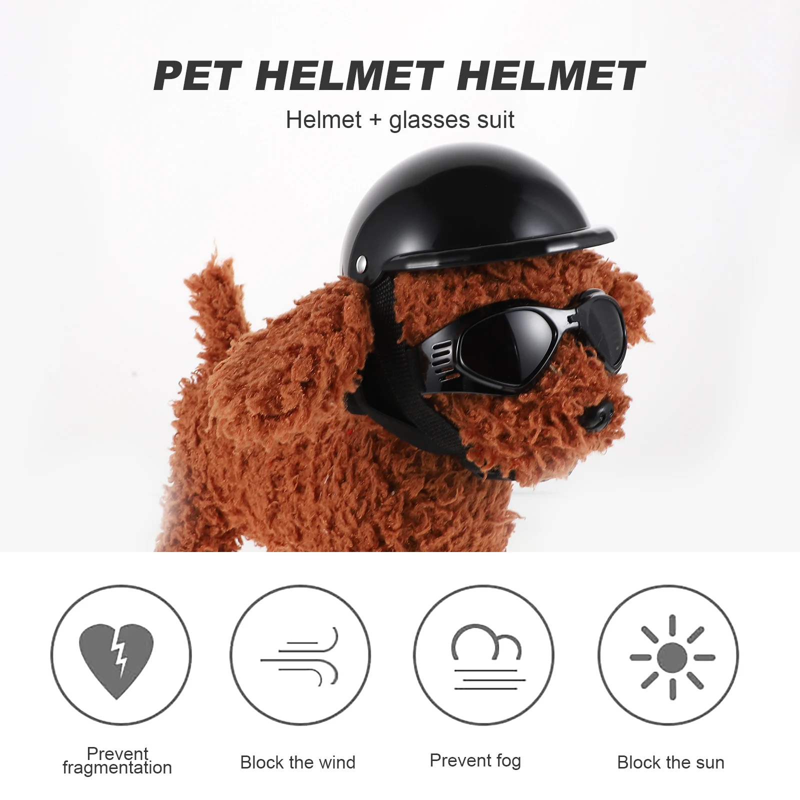 

Pet Sunglasses for Pets Clothing Dog Eye Protector Abs Safety Small Dogs