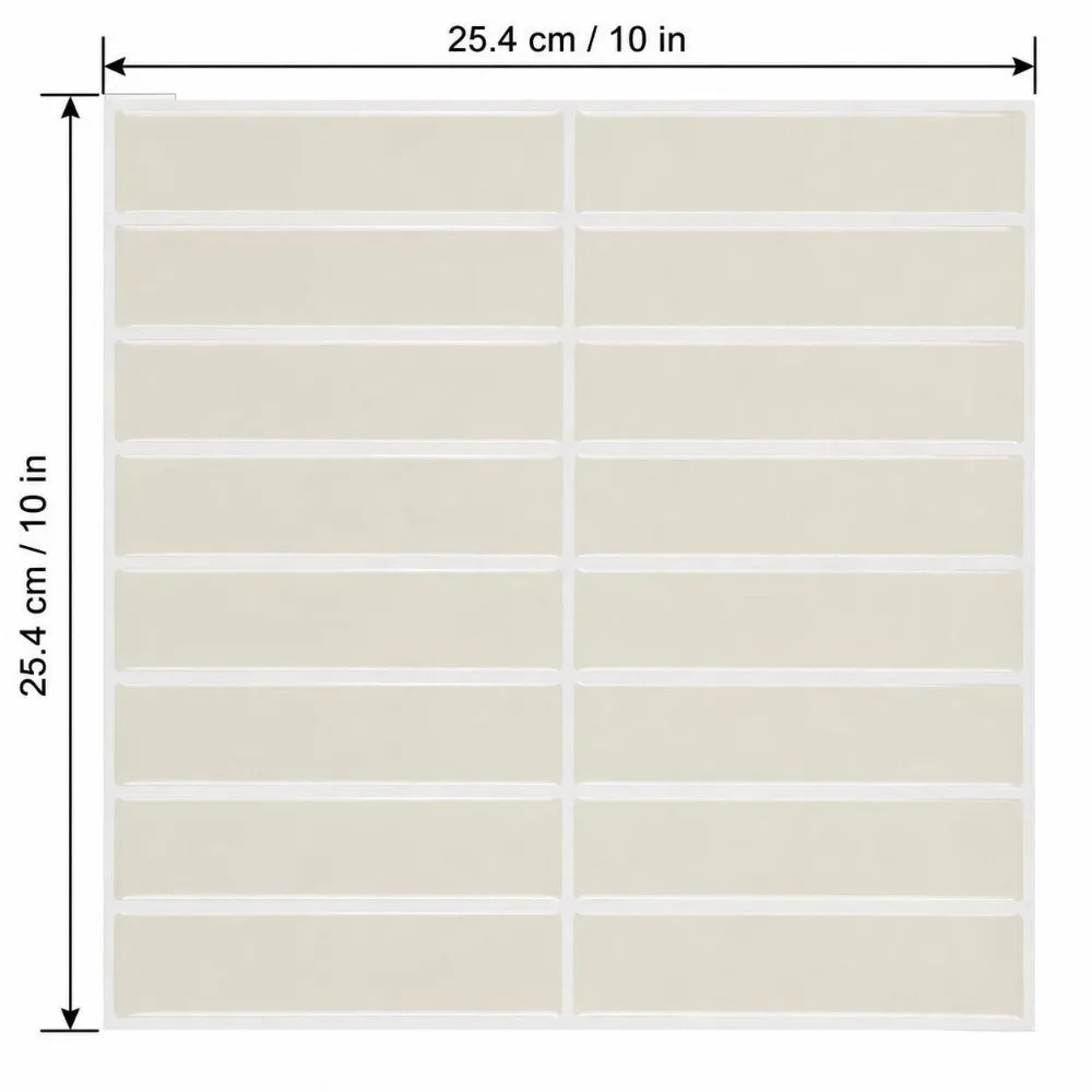 Modern Self Adhesive Tile Sticker 2D Print Water Proof Wall Decal Oil Proof PVC Floor Film For Kitchen