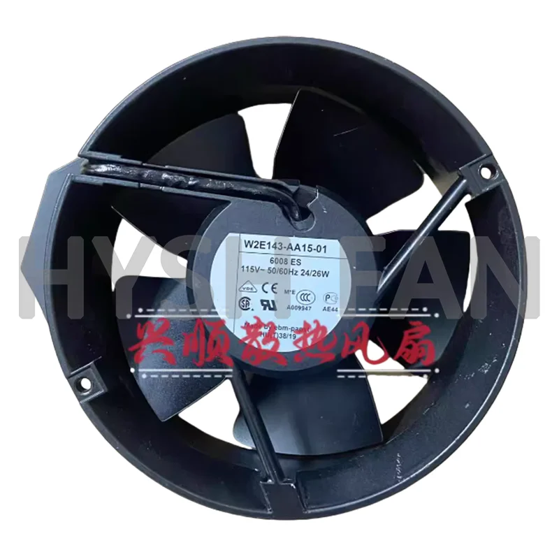 New Original Authentic W2E143-AA15-01 115V 24/26W all-metal Heat Dissipation Fan