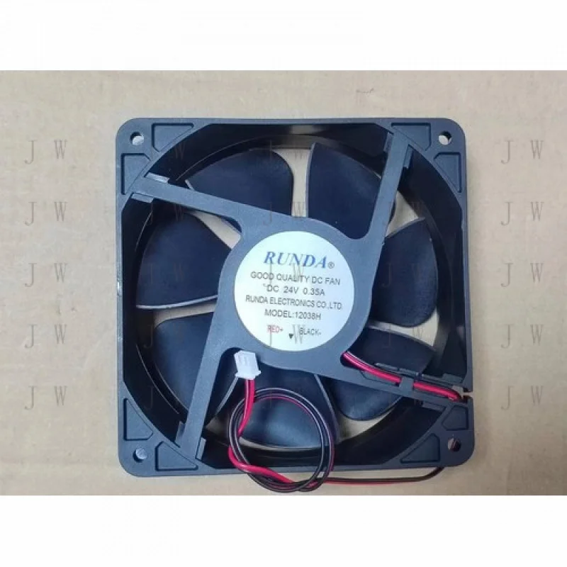 

DDJ 1 pcs FOR Runda 12038H Fan 120*120*38MM DC24V 0.35A 2 pin