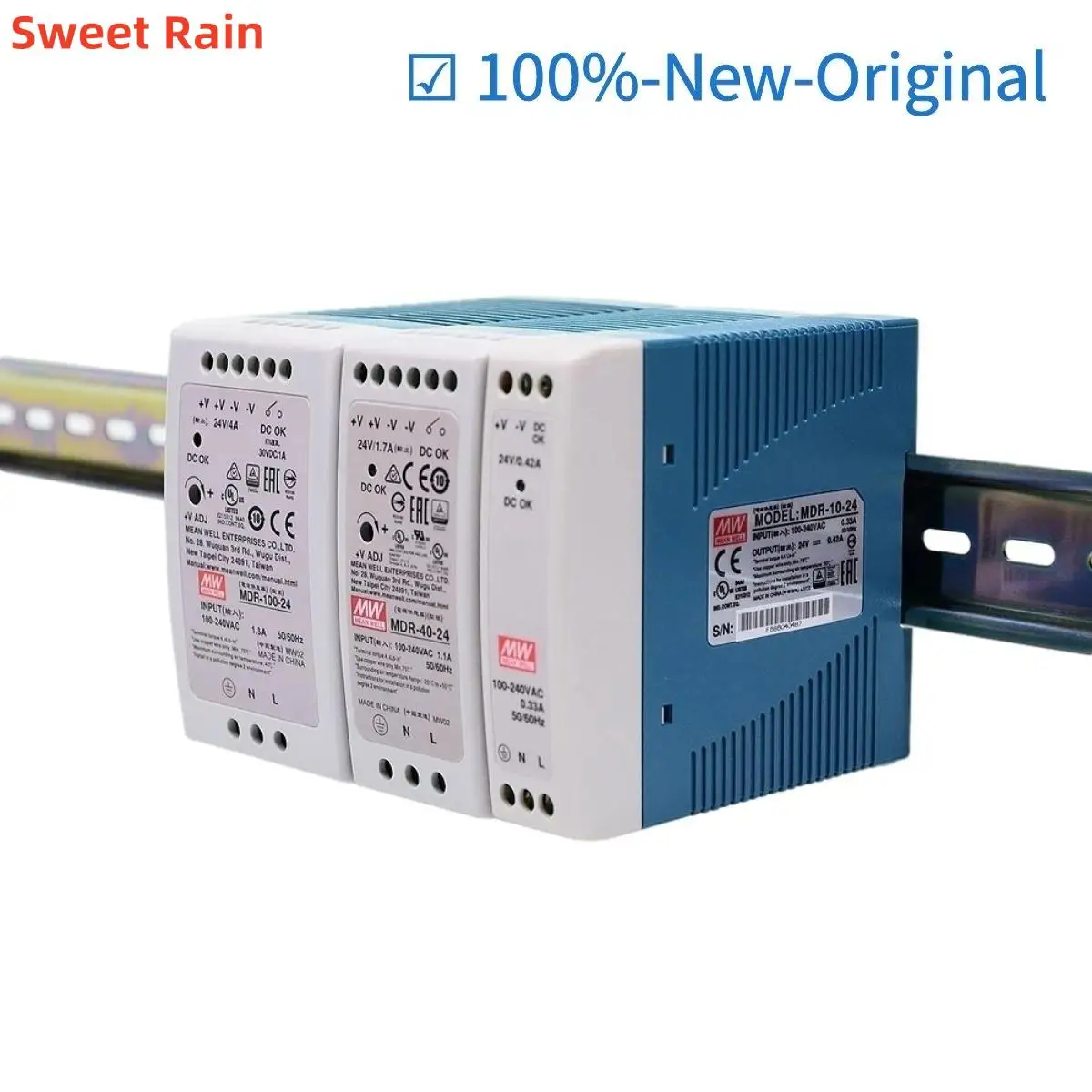 MEAN WELL MDR-10 20 40 60 100 - 5 12 15 24 48 meanwell MDR-10 -20 -40 -60 -100 W 5 12 15 24 48 V Промышленная DIN-рейка