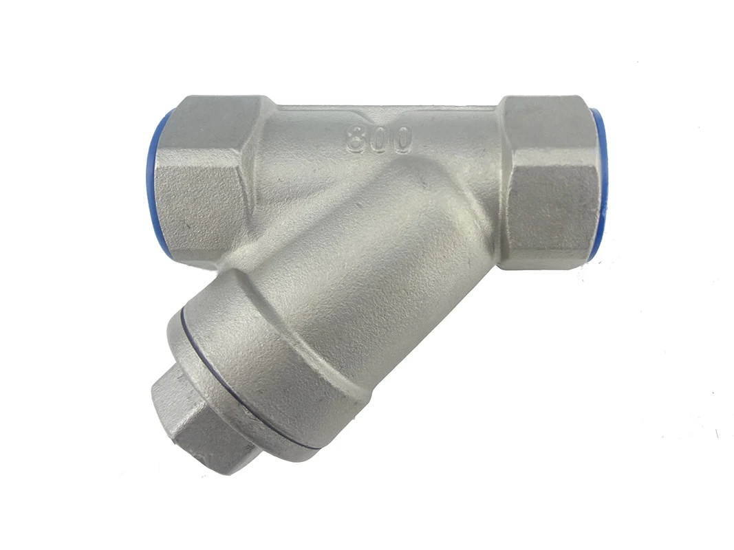 Válvula coladora tipo Y NPT, 3/4 ", DN20, acero inoxidable