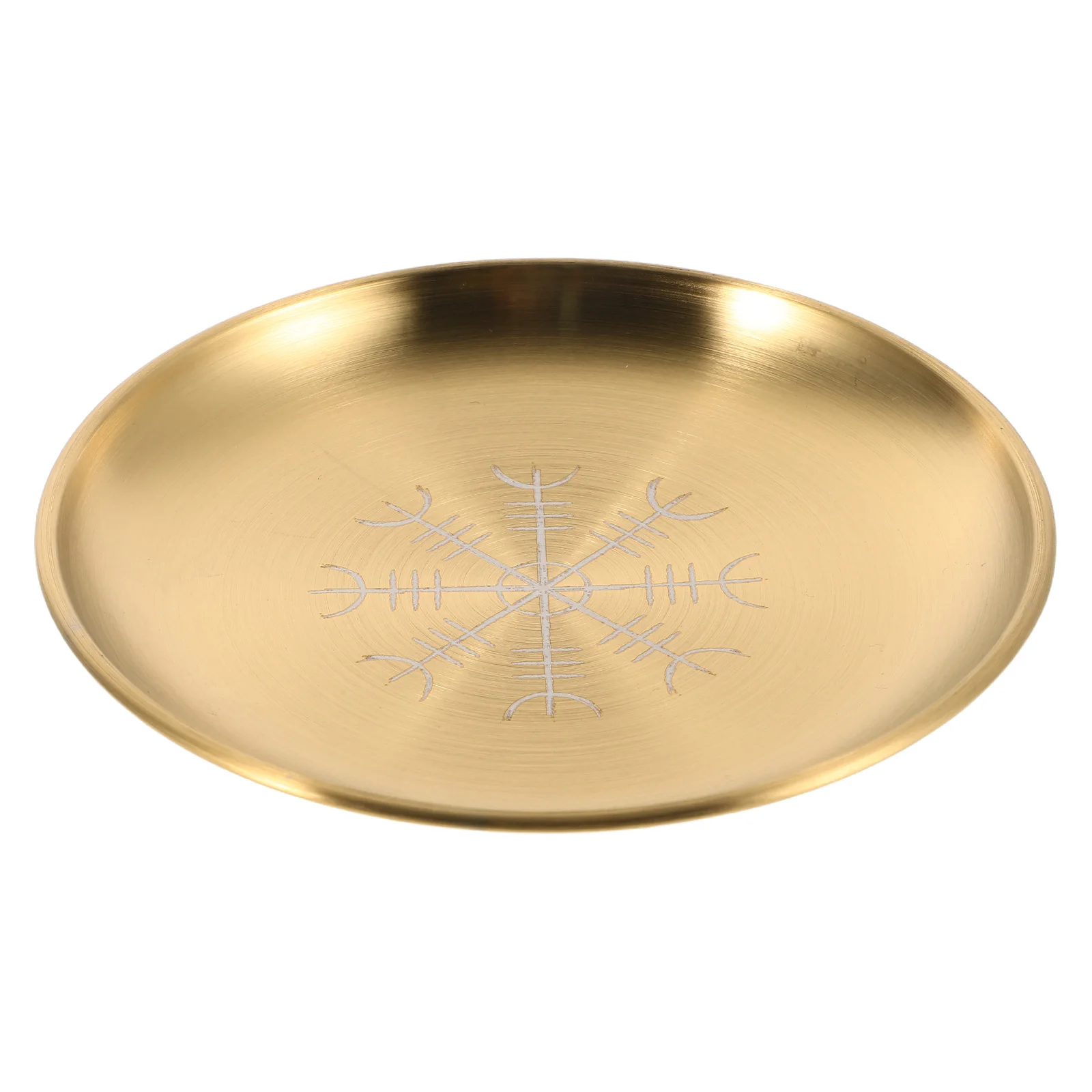 

Stainless Steel Storage Tray Jewelry Dish Small Decorative Earring Keys Decoration Plate Pentagram