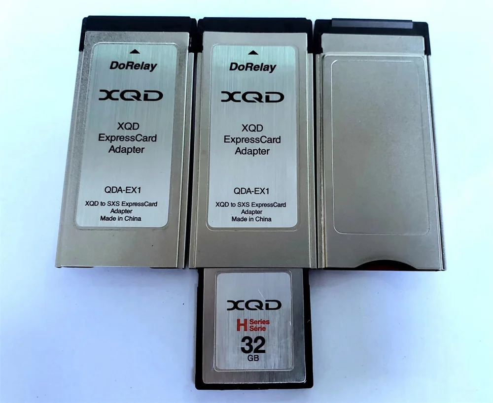 محول بطاقة XQD أصلي من XQD إلى SXS قارئ بطاقة مهايئ لكاميرات سوني Z280 EX280 X280 4K