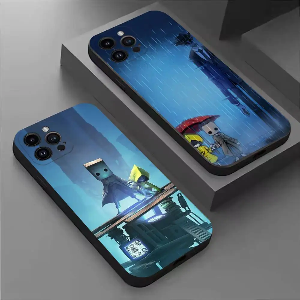 

Game Little N-Nightmares Phone Case For iPhone 17,16,15,14,13,12,11 Plus,Pro Max,XS,X,XR,SE,Mini,8,7,Soft Silicone Black Cover