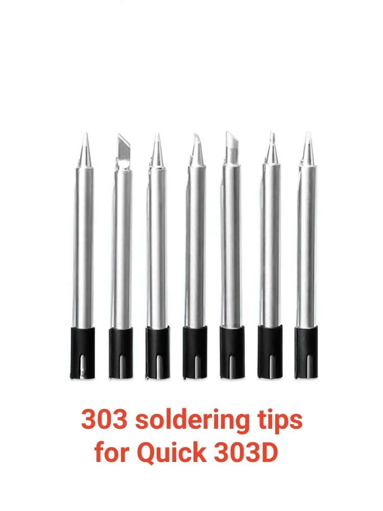 305 Series Soldering Tip for QUICK 303D Welding Station Soldering Iron Head I/B/horseshoe/D/knife/SK Weld Head Tip