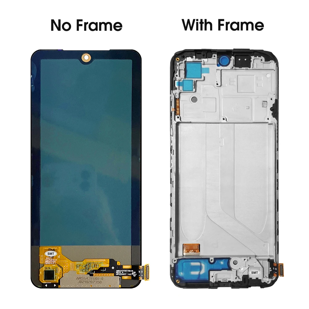 Poco M5s Display Screen Assembly, for Xiaomi Poco M5s 2207117BPG Lcd Display + Touch Screen Digitizer with Frame Replacement