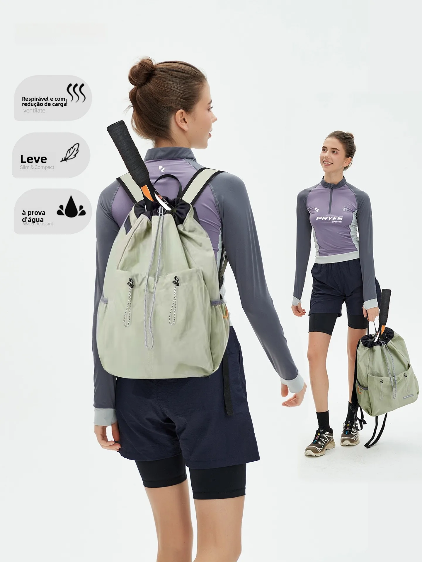 pryes-lightweight-waterproof-badminton-racket-bag-outdoor-tennis-racquet-bag-unisex-sports-swimming-backpack-dual-shoulder