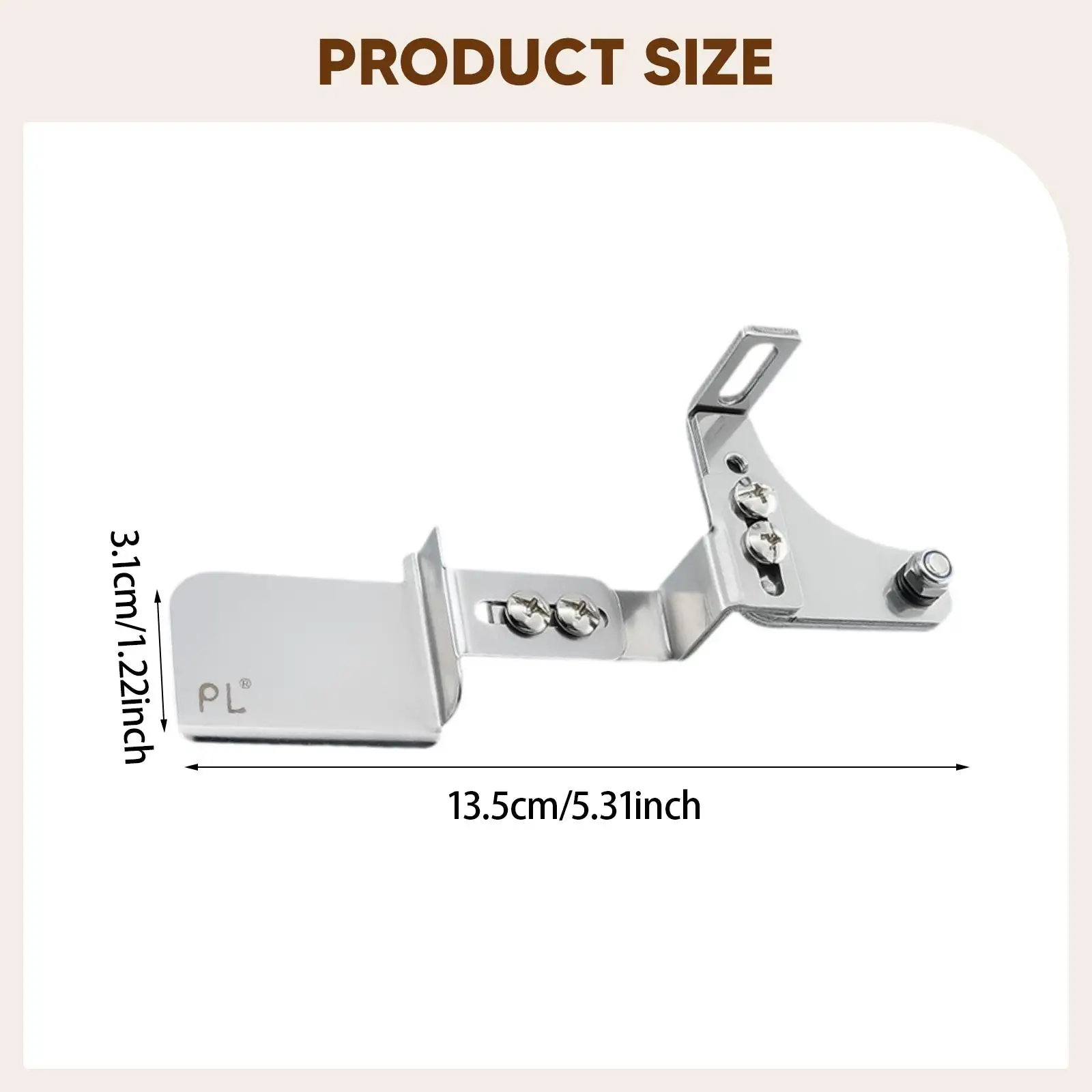 

Sewing Machine Seam Guide Edge Guide Auxiliary Accessories Equipment Stainless Steel Presser for Home Household Women Adult