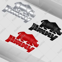 Insignias de coche JIMNY Rhino Adventure Emblem, pegatinas de Metal, calcomanías de carrocería, decoración de rejilla para Suzuki JA11, JB31, JB33, JB43, JB23, JB64, JB74