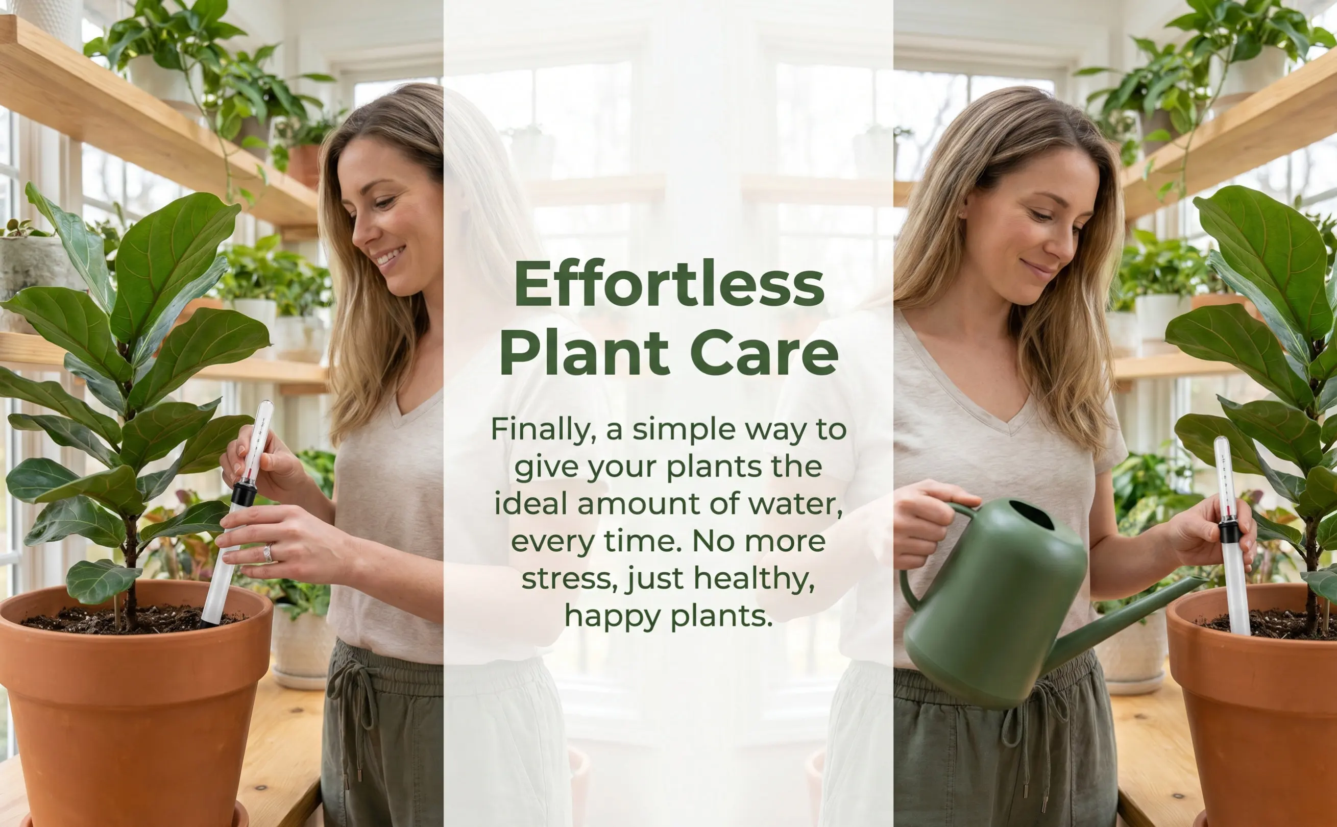 Plant Water Level Indicator Plants Test Table Flower Pot Reminder Moisture Meter for Buoy