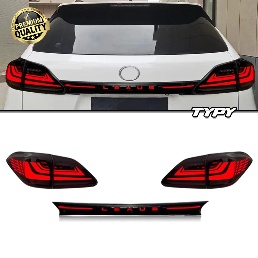 

TYPY Car For Lexus RX Taillight 2009-2015 Upgrade Modified to New DRL Dynamic Turn Signal LED Taillight Auto Accessories