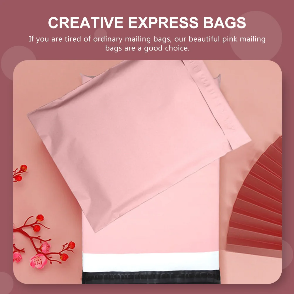 50 Pcs Courier Bag Bags Express Delivery Plastic Mailing Wear-resistant Packing Pouches Envelop Mailer Logistics Shipping