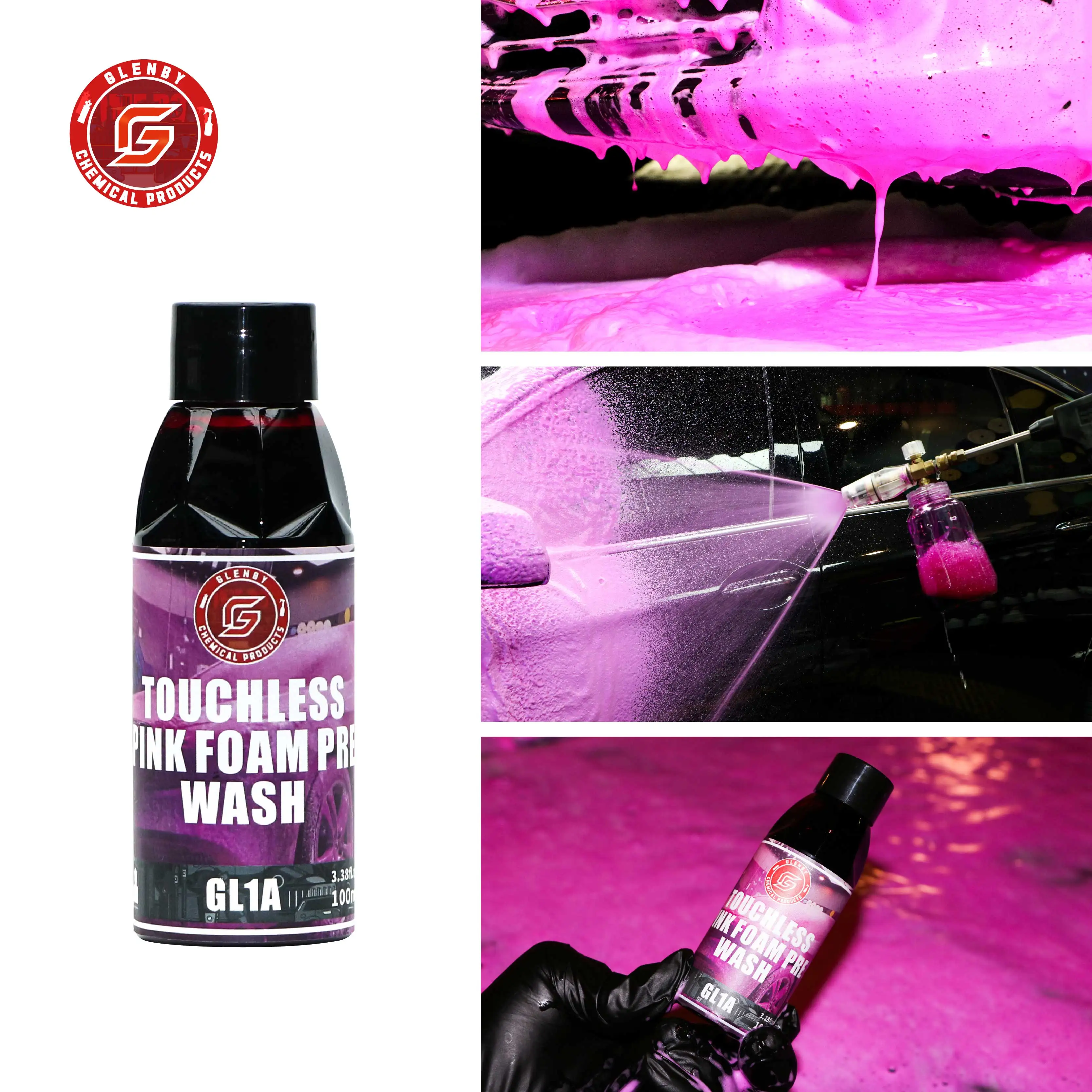 Glenby magic foam car wash shampoo Car Shampoo High Concentration Car Accessories Detailing Wash Super Foam Cleaner