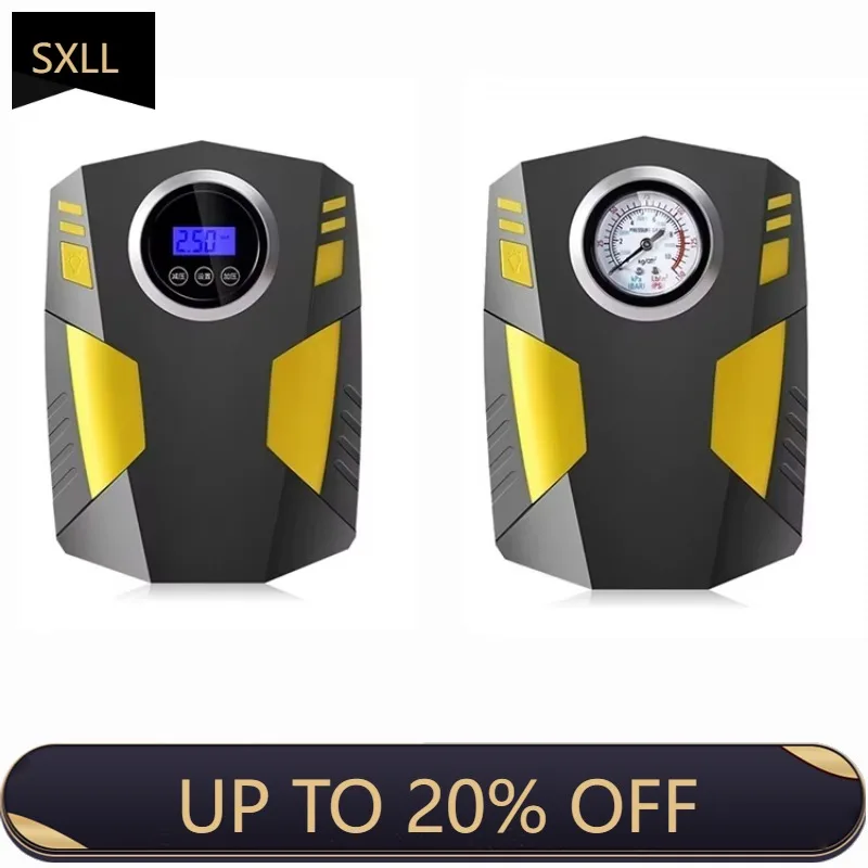 

SXLL Mini Electric Air Pump Portable Digital Tire Inflator with Pressure Gauge Printed Circuit Board Automotive Tire Inflator
