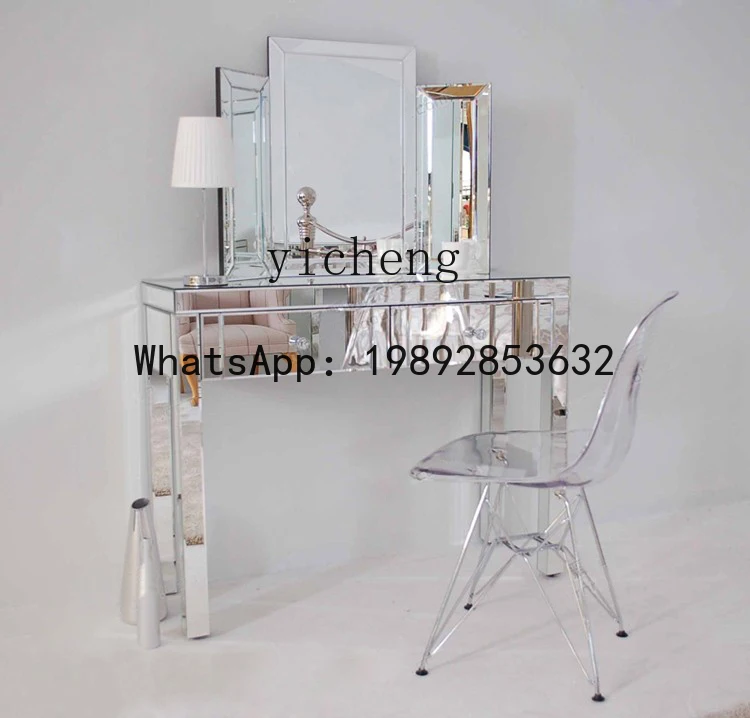 BD  mirror furniture glass mirror dresser makeup table European neoclassical postmodern