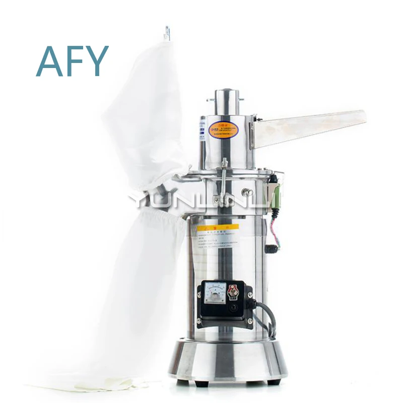2025 New Continuous Crushing Machine for Chinese Medicinal Materials Grinder 3000W Stainless Steel Grinding Machine for Herb