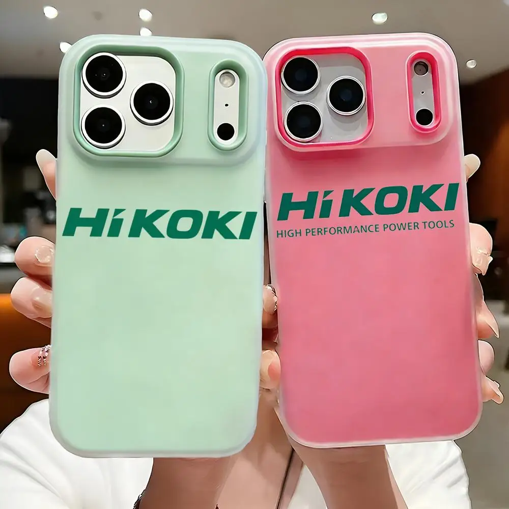 Coque de téléphone 1PV ALIVE H-HiKOKI pour iPhone 17 16 15 14 13 12 11 Pro Max Plus, transparente, antichoc, souple