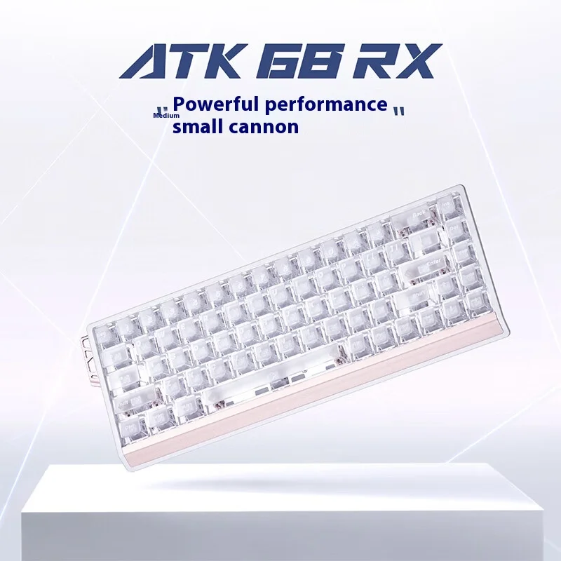 NEW ATK 68RX 유선 마그네틱 스위치 게이밍 기계식 키보드 8K 폴링 레이트 인체공학적 RT0.001mm E-스포츠 게이밍 키보드 선물