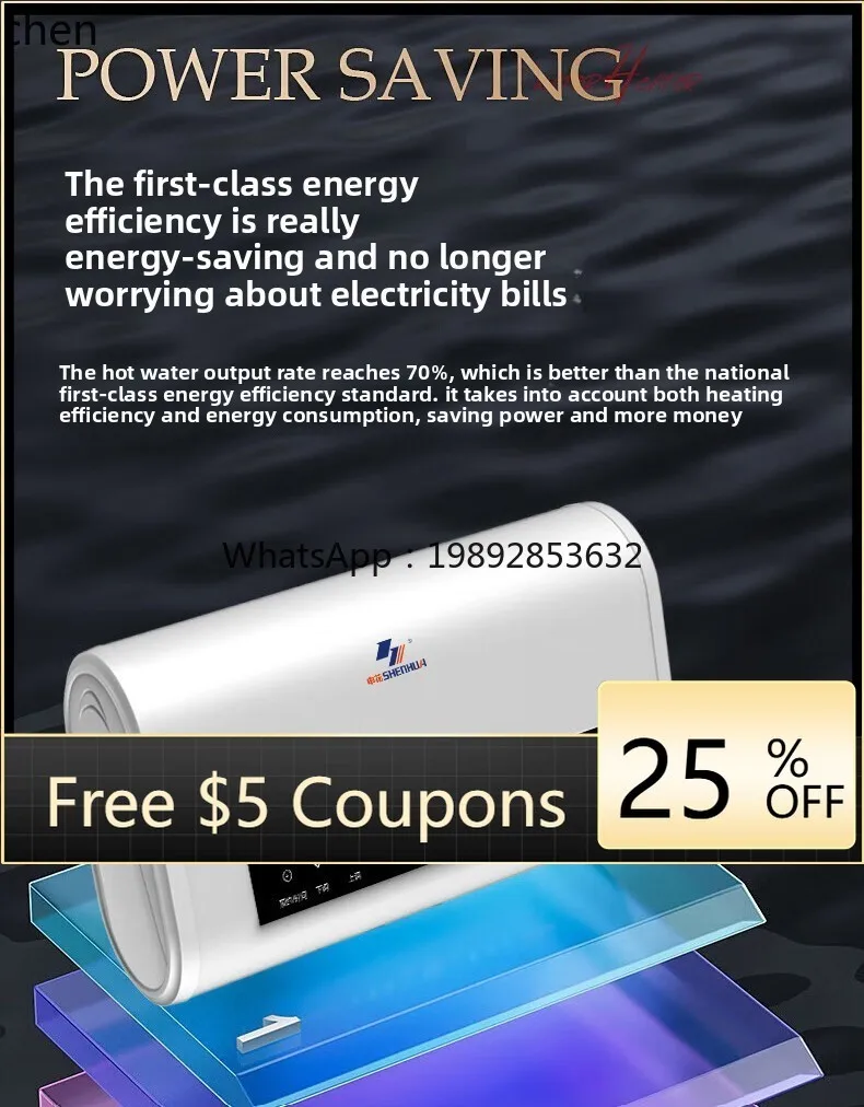 

electric water heater household bathroom bath quick heating small flat bucket double bile