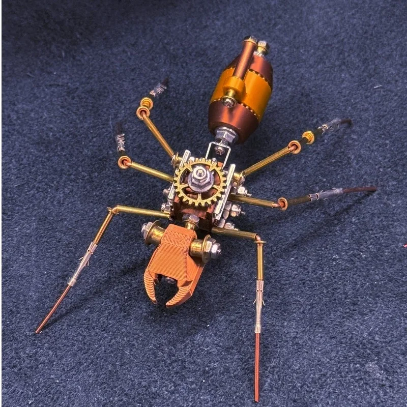 

Steampunk Mechanical Ant DIY Assembly Iron Jaw Ant Metal Model Kit Assemble Ornament 3D Puzzle Handmade Toy Kids Birthday Gift