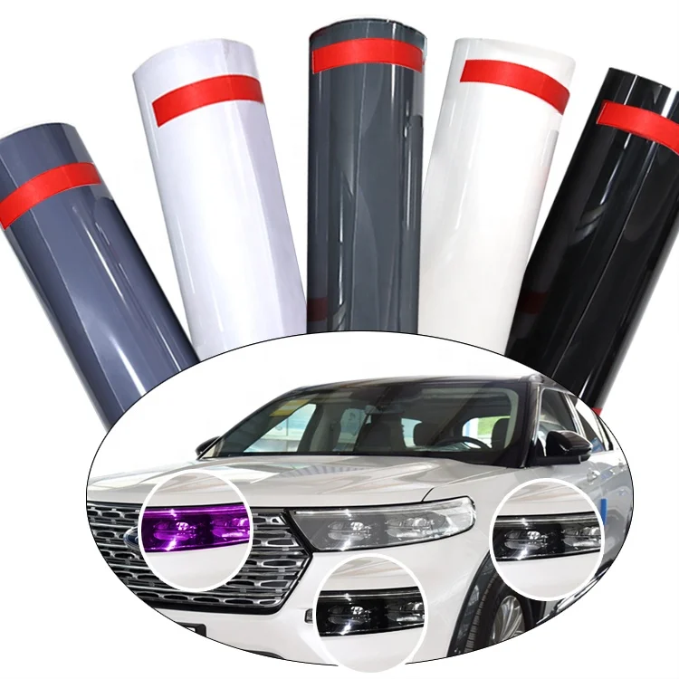 2025 0,3 * 15 m Smartcool Photochrome Scheinwerfer Automobil Rücklicht Led Lampe Film Auto Wrap Scheinwerfer Film