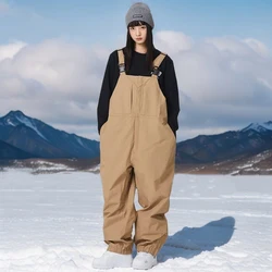 Winter New Couple Skiing Pant 3L Waterproof Windproof Alpine Sport Ski Overalls Woman Snowboard Warm Pants Man 2025 Snow Trouser