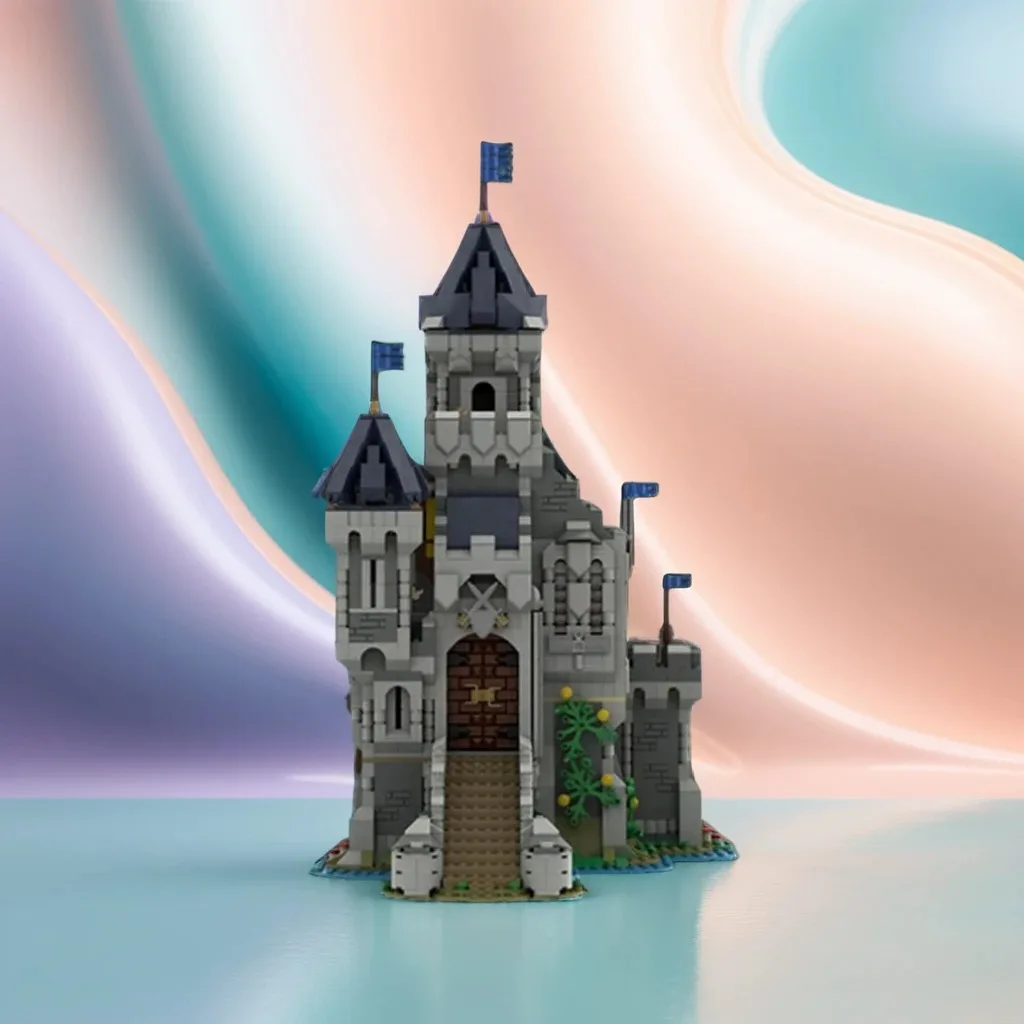 

3275PCS Black Falcon Knights Castle (31120 Alternative Build) MOC Medieval Fortress Model Education Building Blocks Gift