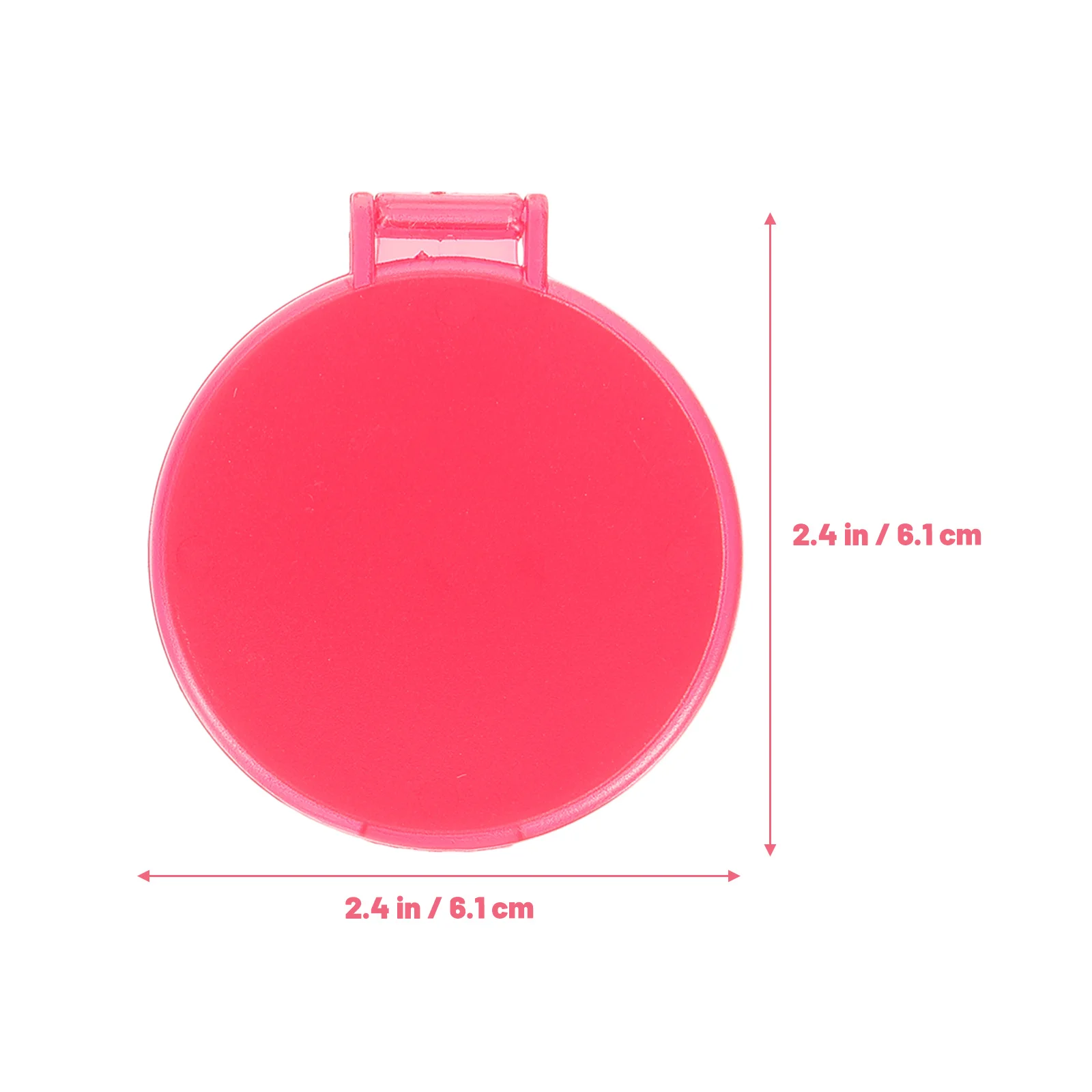 24 قطعة مرآة مدمجة محمولة قابلة للطي، تصميم عالي الوضوح، سطح شفاف مثالي للسفر المنزلي، هدية مفاجئة للنساء