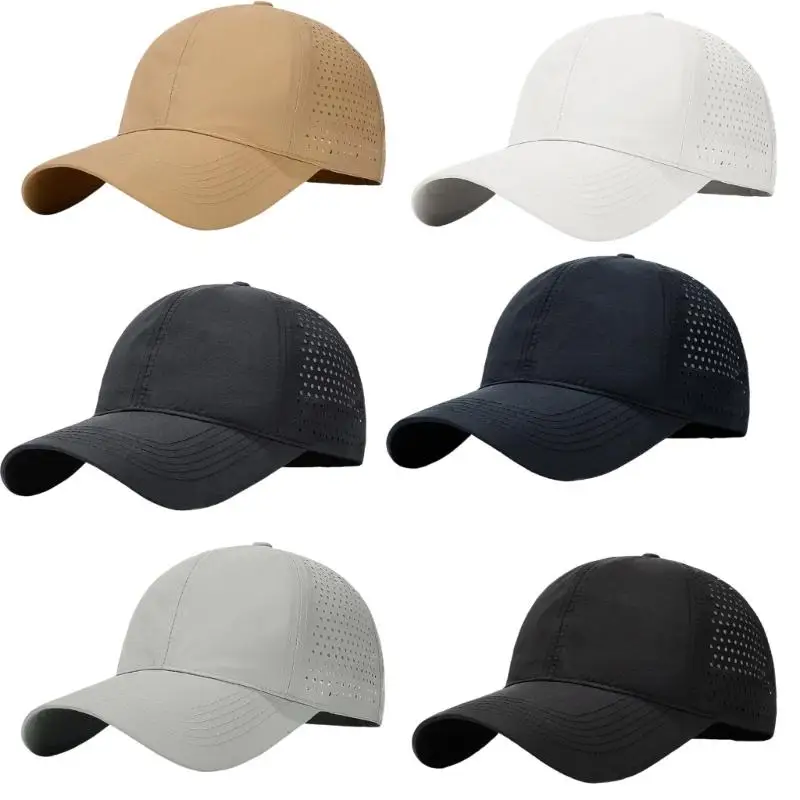 

652F Fast Drying Baseball Cap With Design Comfortable Snapbacks Hat For Hiking Running Cycling Women Men Unisex