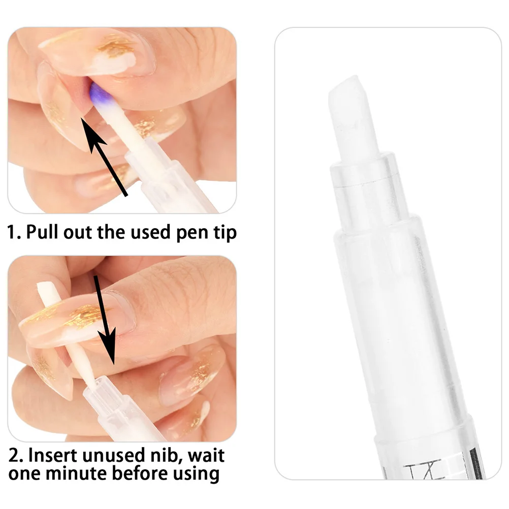 

3 Pcs Eyebrow Tattoo Eraser Pen Lazy Convenient Make-up Remover Makeup Corrector Portable Marker Multipurpose White