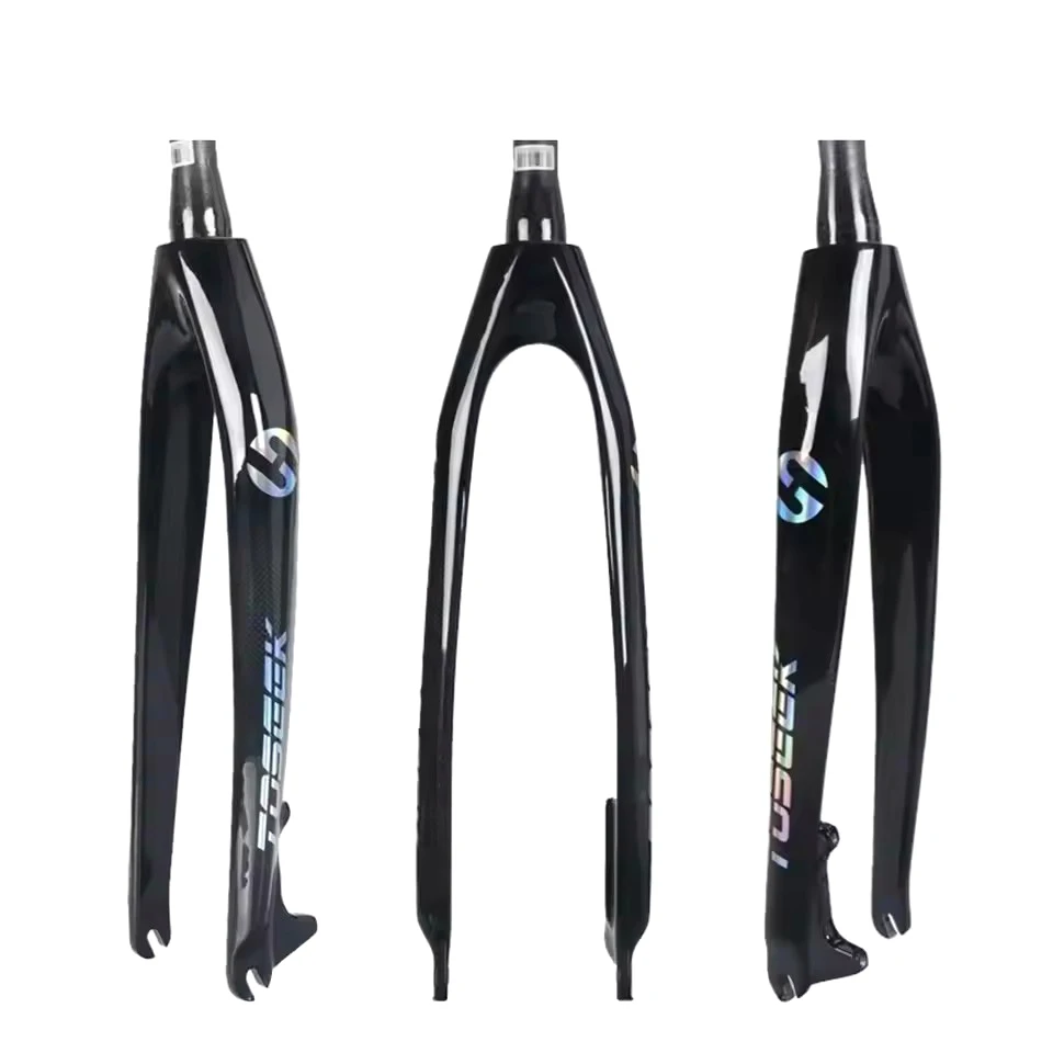AliExpress TOSEEK Carbon Fiber Fork MTB Bicycle Fork Mountain Bike Fork 26er 27.5er 29er Disc Brake 160mm Tapered Tube Fork QR 9*100mm