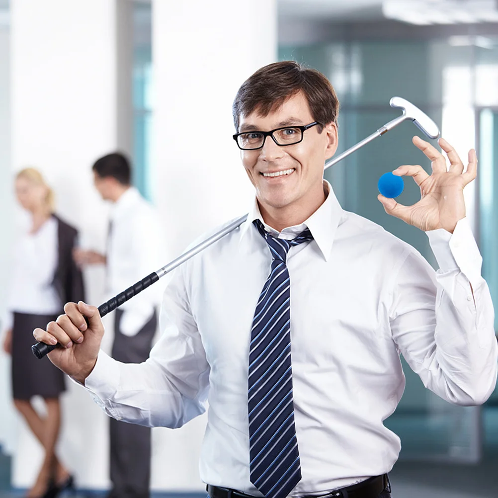 

10Pcs 6Cm Practice Golf Balls Bright Color Visible Easy Find Lightweight Non Damaging Ball for Indoor Training Play