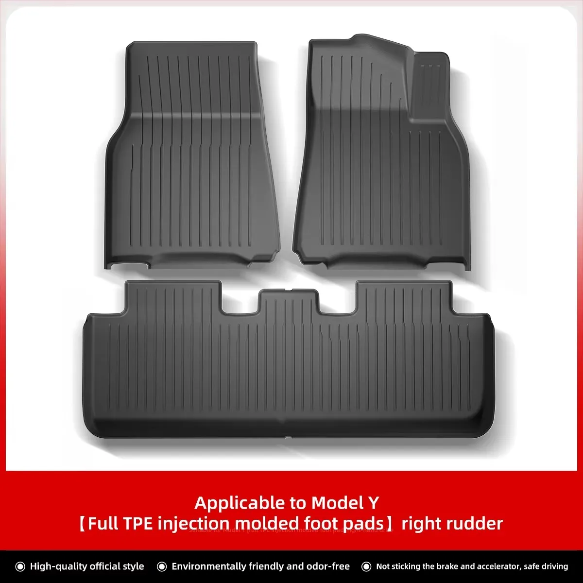 Luckease Voor Tesla Model Y Achterbank Rugleuning Beschermende Pad Kofferbak Mat Anti-Kick Pad Auto-interieur Accessoires 2021-2024