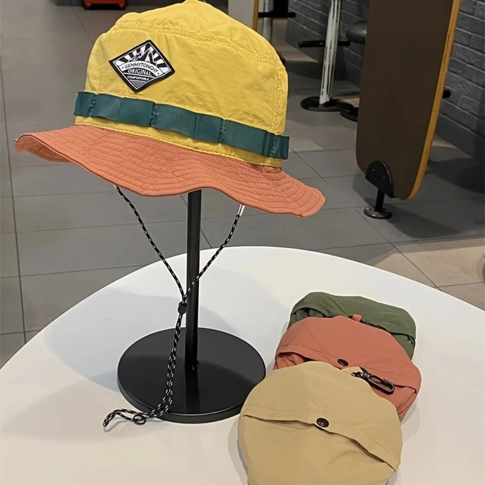 الشمس حماية قبعات رعاة البقر الغربية قبعة كبيرة حافة واقية من الشمس المشي لمسافات طويلة صياد قبعة قناع قبعة بحافة الشمس حماية غطاء دلو التخييم