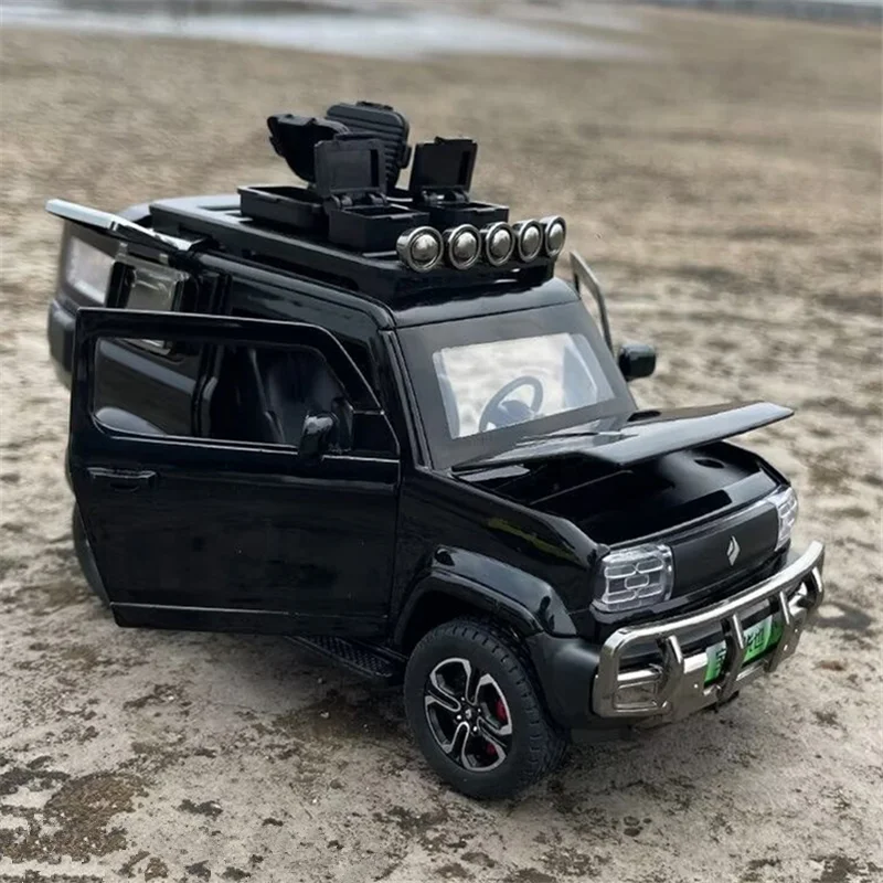 

1:24 BAOJUN Yep Alloy New Energy Car Model Diecasts Metal Off-road Vehicles Car Model Sound and Light Simulation Kids Toys Gifts